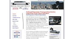 Desktop Screenshot of nationallimoservice.com