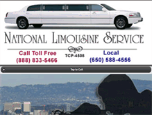 Tablet Screenshot of nationallimoservice.com